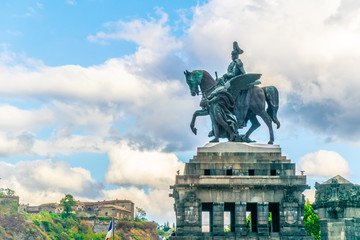 Memorial of German Unity in Koblenz, Germany