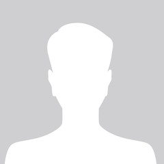 Person gray photo placeholder man