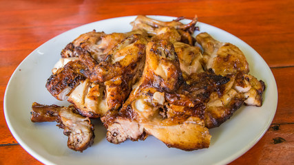 Homemade Grilled Barbecue Chicken