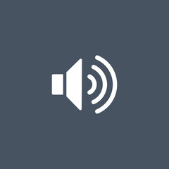 Audio volume simple icon