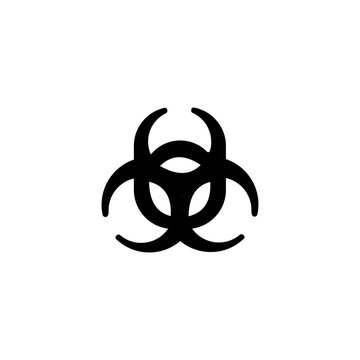 Biohazard icon logo