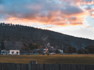 Tasmania Mountain Evening