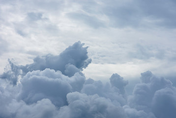 The beauty of the sky and the rain cloud in the day time.