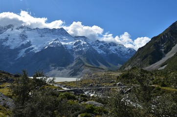 swingbridge near Mount Cook, Aoraki