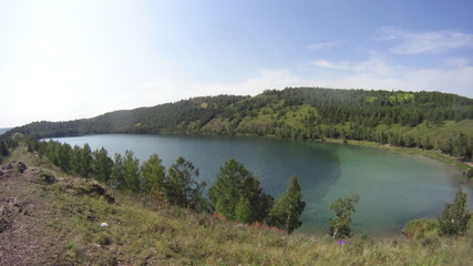 lake in the mountains
