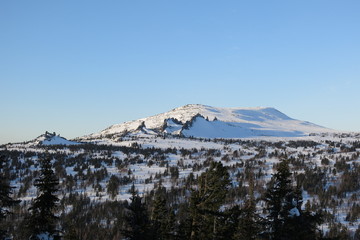 winter mountain landscape