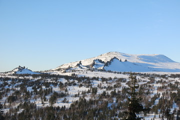 winter in the mountains