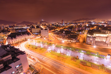 Fototapeta na wymiar Lima Capital of Peru