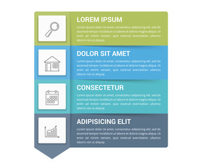 Infographic Template with 4 Steps