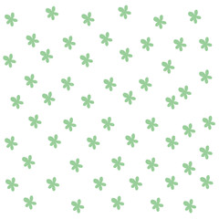 pattern with leaves on white background