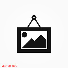 PIcture icon graphic design vector sign symbol for design