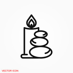 Relax icon vector sign symbol for design