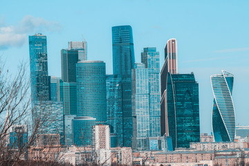 Obraz premium Moscow city