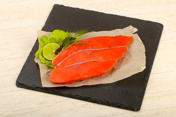 Salted salmon