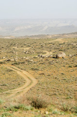 Obraz premium Torysh - the Valley of Balls in the sunset light.