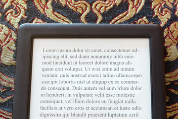 Detail of eBook digital book