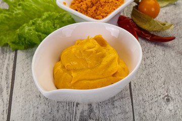 Curry sauce in the bowl