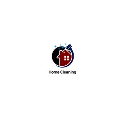Fototapeta na wymiar House Cleaning Logo Designs Template