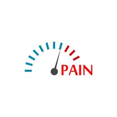 Pain icon, sign or logo