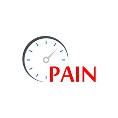 Pain icon, sign or logo
