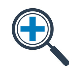 Fototapeta premium Zoom In Icon. Flat style vector EPS.