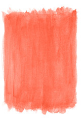 red hand-painted watercolor background with rough edges