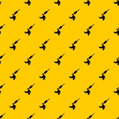 Obraz premium Coil tattoo machine pattern seamless vector repeat geometric yellow for any design