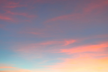 beautiful twilight sky background