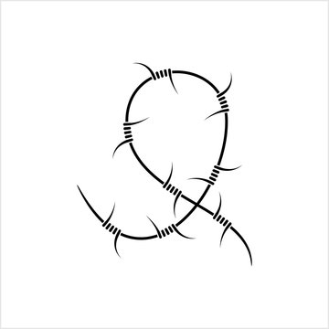 recommend clip art: Barbed Wire Icon, Fence Wire Icon