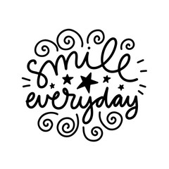 Vector typography motivational poster