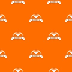 Underpant fashion pattern vector orange for any web design best
