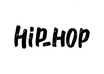 Hip-hop hand drawn lettering
