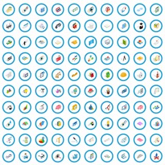 100 personal development icons set in isometric 3d style for any design vector illustration