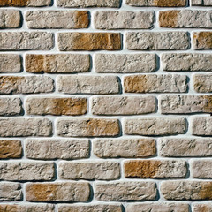old stone wall of bricks