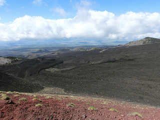 Etna national park landscape, Catania, Sicily, Italy