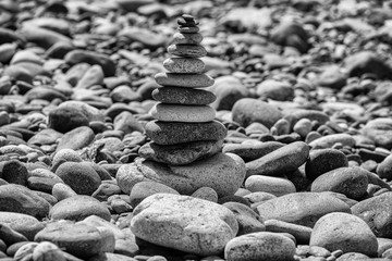 Fototapeta na wymiar Stones at the beach