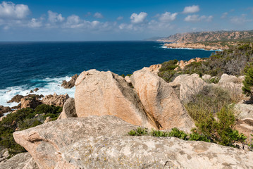 Fototapeta na wymiar Seaside Sardinien Costa Paradiso
