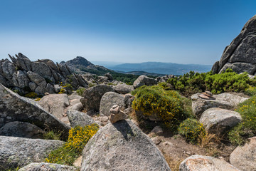 Landscape Monte Limbara Sardinien