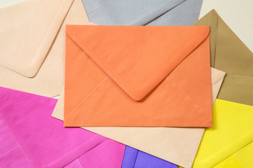 Colorful envelopes