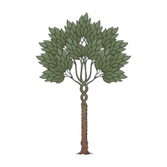 Medieval style tree.