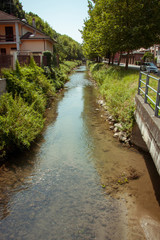 channel on the italian village