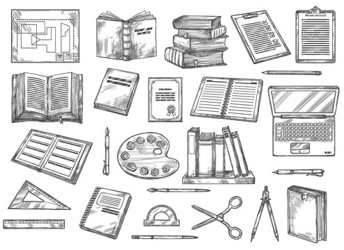 Education and knowledge, books and stationery