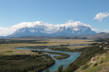 Fototapeta na wymiar Torres del Paine