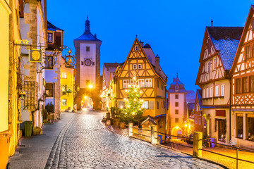 Fototapeta na wymiar Rothenburg ob der Tauber, Bavaria, Germany