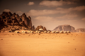 Wadi Rum Desert domes resort