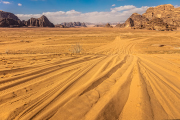 wadi rum desert in jordan