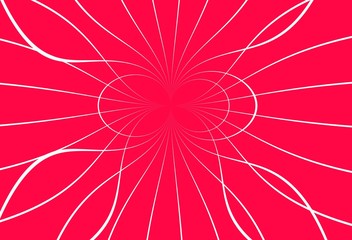 Fototapeta premium white thin bows on a red background