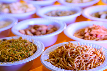 offring of sweets and other material to god - indian rituals of bhog