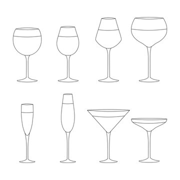 Martini Glass Outline Images – Browse 19,878 Stock Photos, Vectors, and  Video | Adobe Stock
