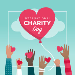 Obraz premium International charity day holiday